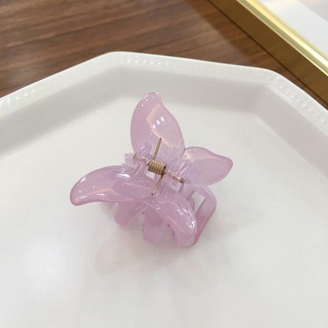 Elegant Butterfly Hair Clip - Premium Acrylic Accessory