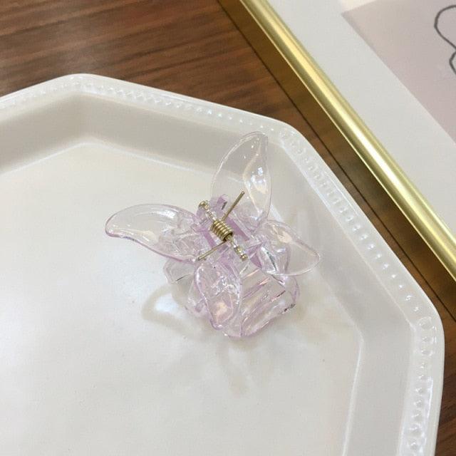 Elegant Butterfly Hair Clip - Premium Acrylic Accessory