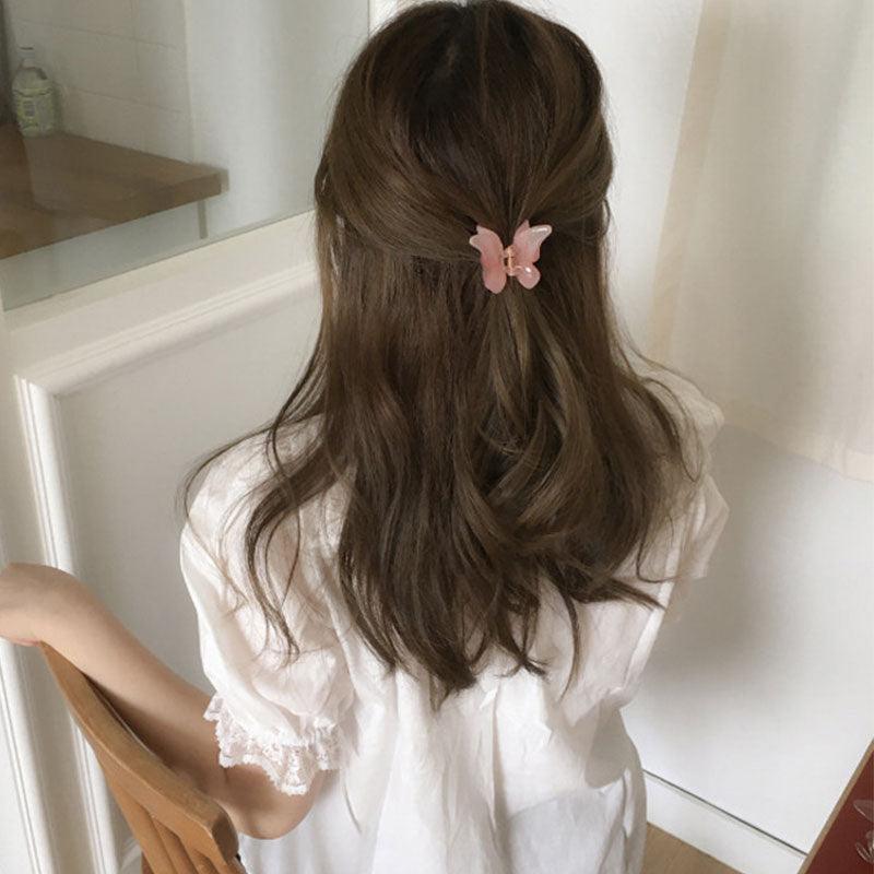 Elegant Butterfly Hair Clip - Premium Acrylic Accessory