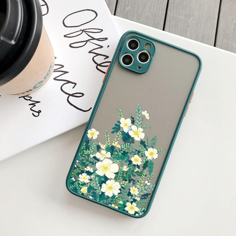 Butterfly Lavender Flower Phone Case for iPhone 13 Mini & 14 Pro Max