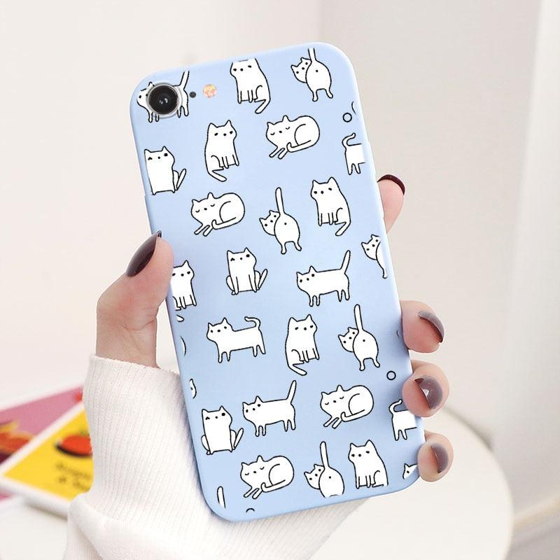 Coque de téléphone mobile tendance avec motif papillon pour iPhone 7/8/SE