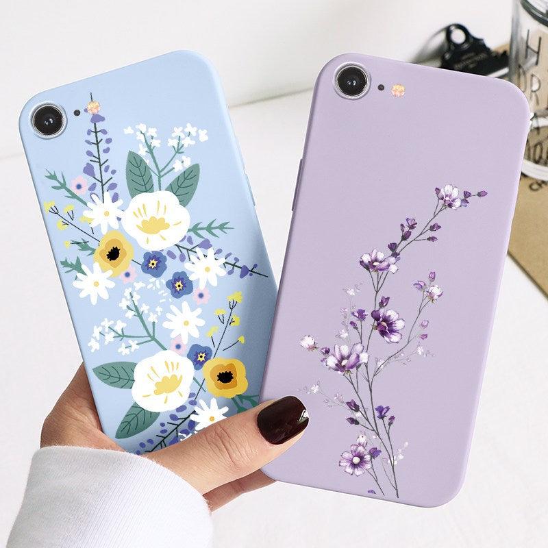 Coque de téléphone mobile tendance avec motif papillon pour iPhone 7/8/SE