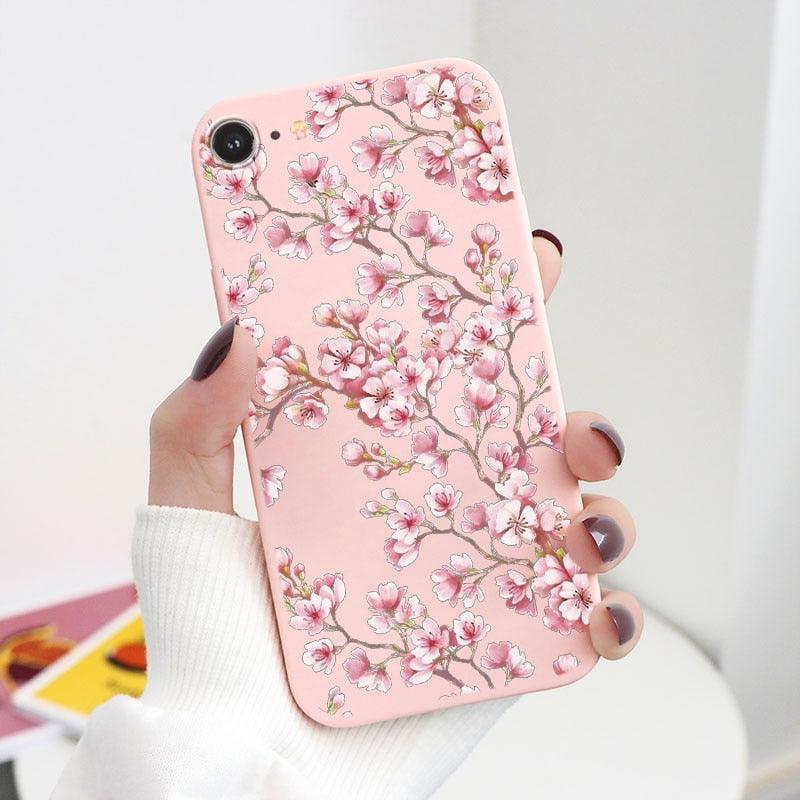 Coque de téléphone mobile tendance avec motif papillon pour iPhone 7/8/SE