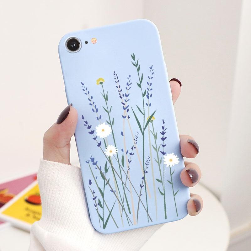 Coque de téléphone mobile tendance avec motif papillon pour iPhone 7/8/SE