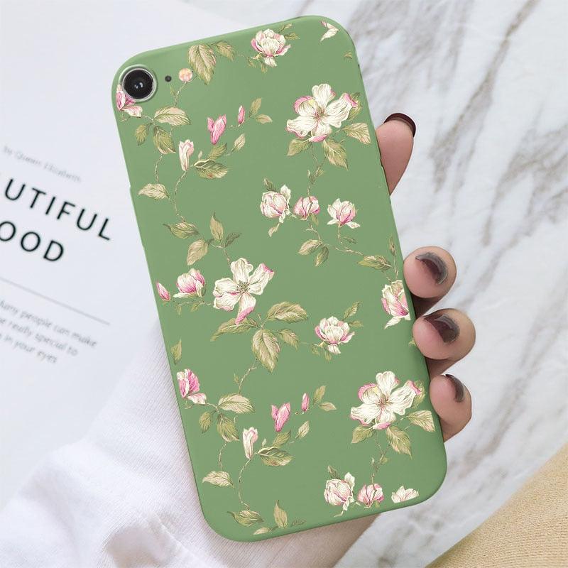 Coque de téléphone mobile tendance avec motif papillon pour iPhone 7/8/SE