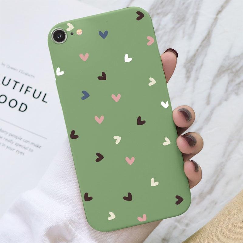 Coque de téléphone mobile tendance avec motif papillon pour iPhone 7/8/SE