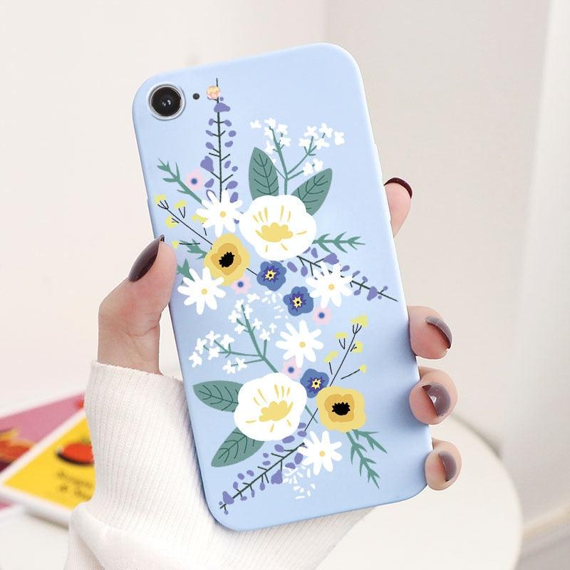 Coque de téléphone mobile tendance avec motif papillon pour iPhone 7/8/SE