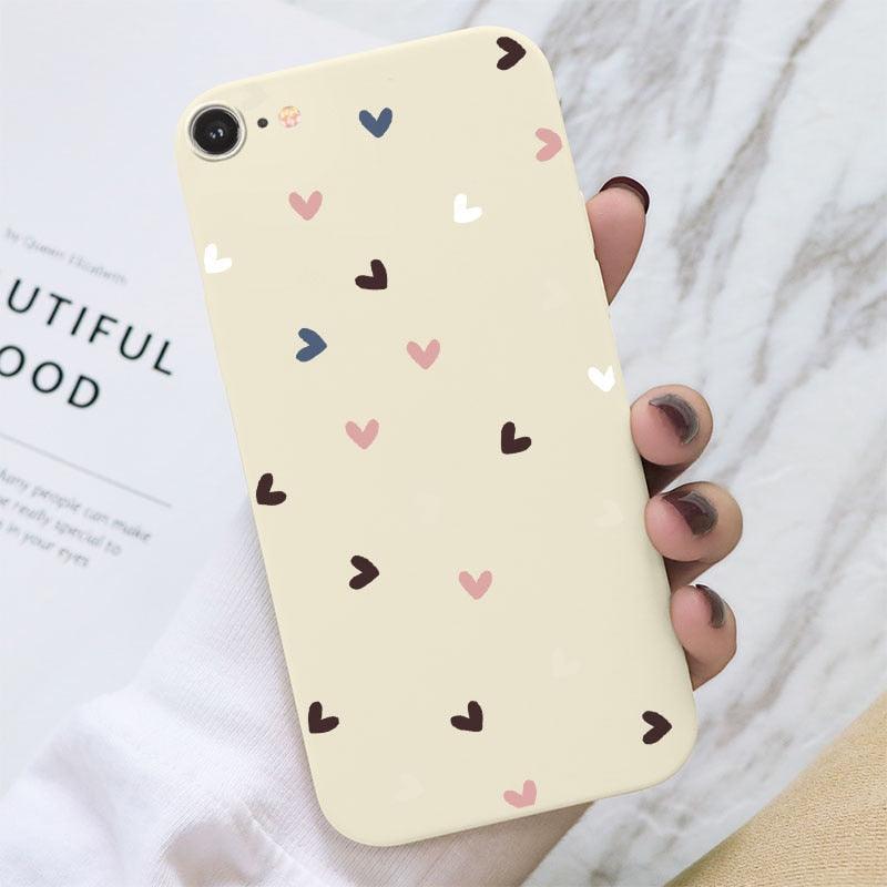 Coque de téléphone mobile tendance avec motif papillon pour iPhone 7/8/SE