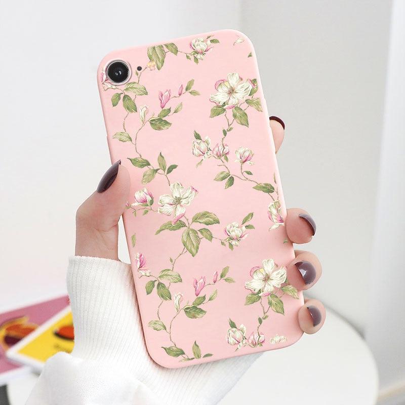 Coque de téléphone mobile tendance avec motif papillon pour iPhone 7/8/SE