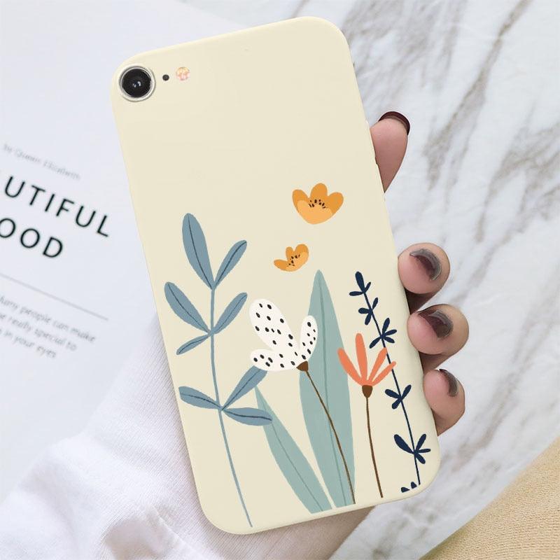 Coque de téléphone mobile tendance avec motif papillon pour iPhone 7/8/SE