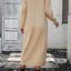 Button knit sweater dress fashionable temperament commuting women's sweater women - Korvel