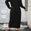 Button knit sweater dress fashionable temperament commuting women's sweater women - Korvel