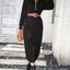 Button knit sweater dress fashionable temperament commuting women's sweater women - Korvel