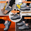 Button on/off no tie wear-resistant shoes anti smashing and anti piercing breathable and safe shoes for summer - Korvel