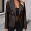 Blazer con Cuello y Botones