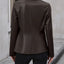 Blazer con Cuello y Botones