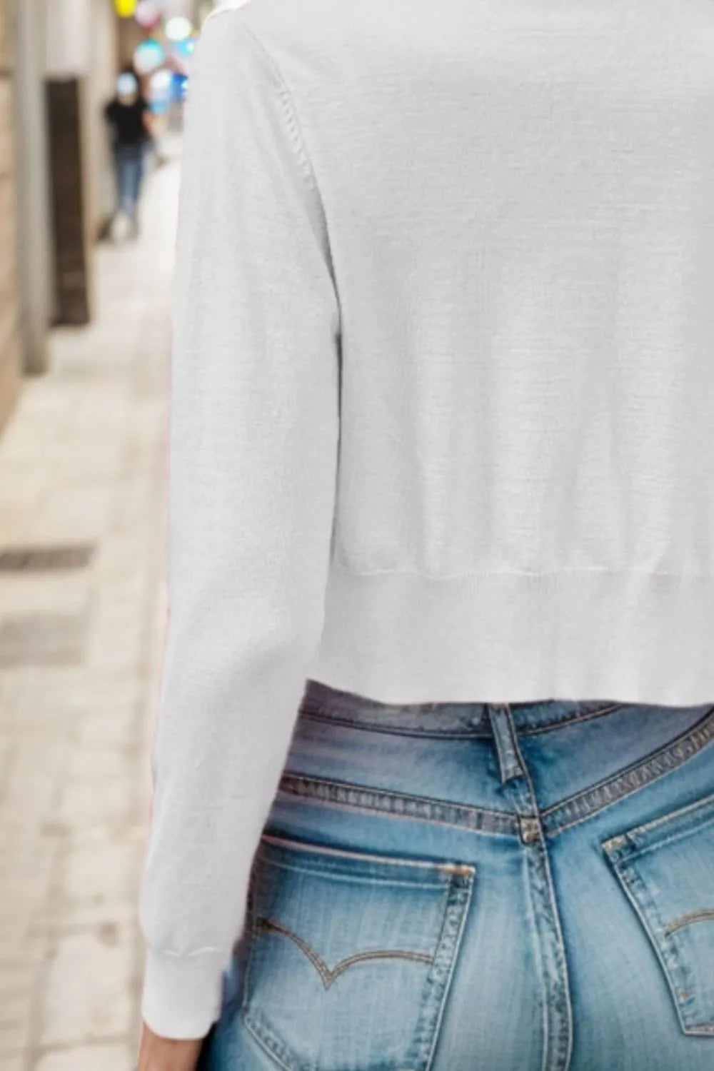 Button Up Long Sleeve Cardigan - Korvel