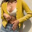 Button Up Long Sleeve Cardigan - Korvel