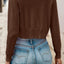 Button Up Long Sleeve Cardigan - Korvel