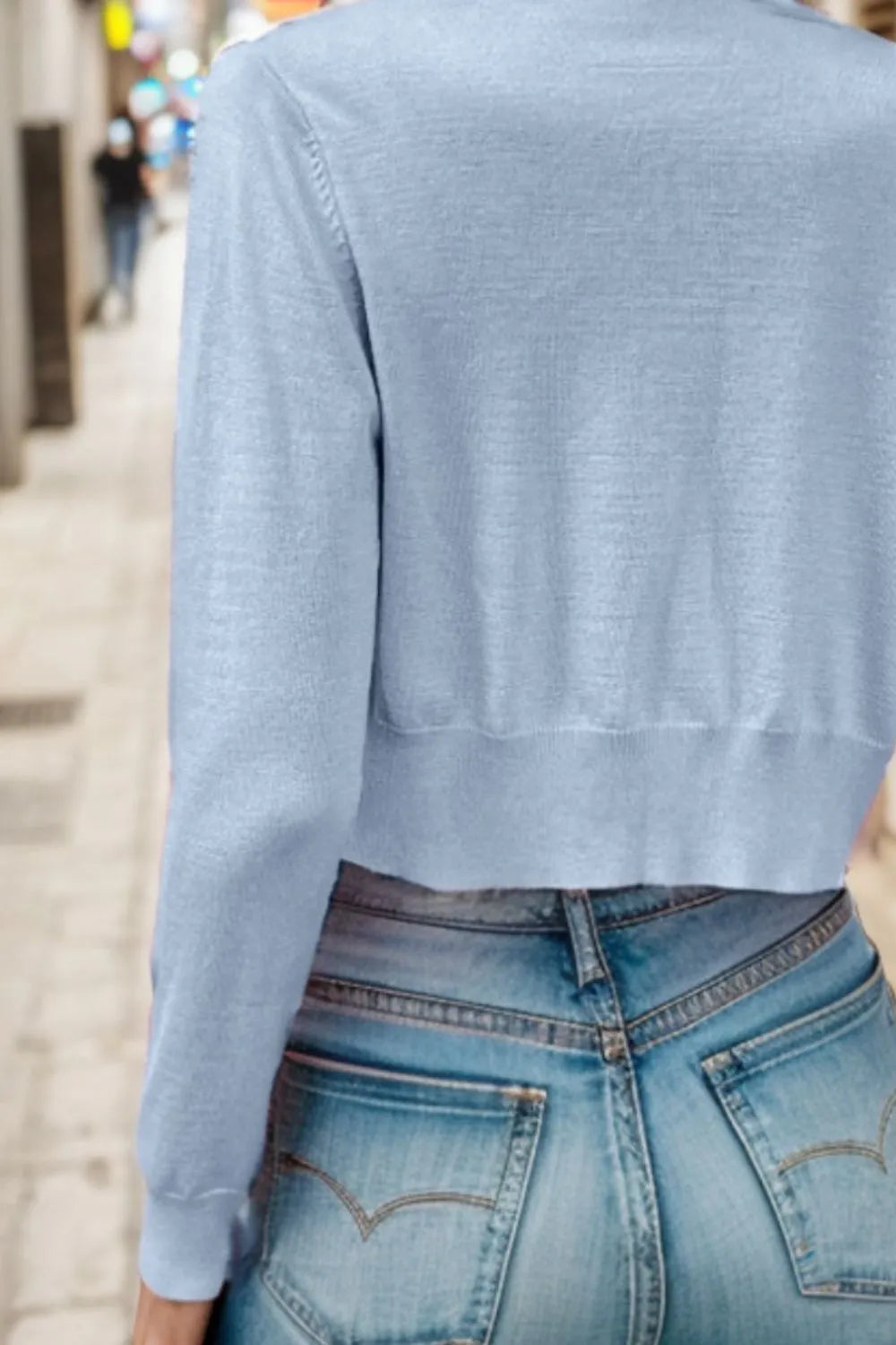 Button Up Long Sleeve Cardigan - Korvel