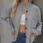Button Up Long Sleeve Cardigan - Korvel