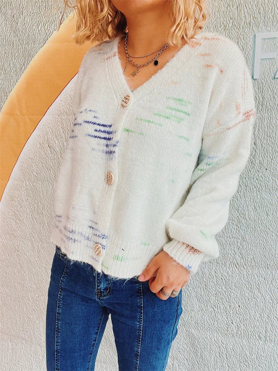 Button Up Long Sleeve Cardigan - Korvel