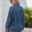 Button Up Long Sleeve Denim Jacket - Korvel