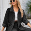 Button Up Long Sleeve Denim Jacket - Korvel