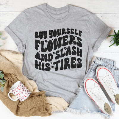 Cómprate flores y rállale las llantas
