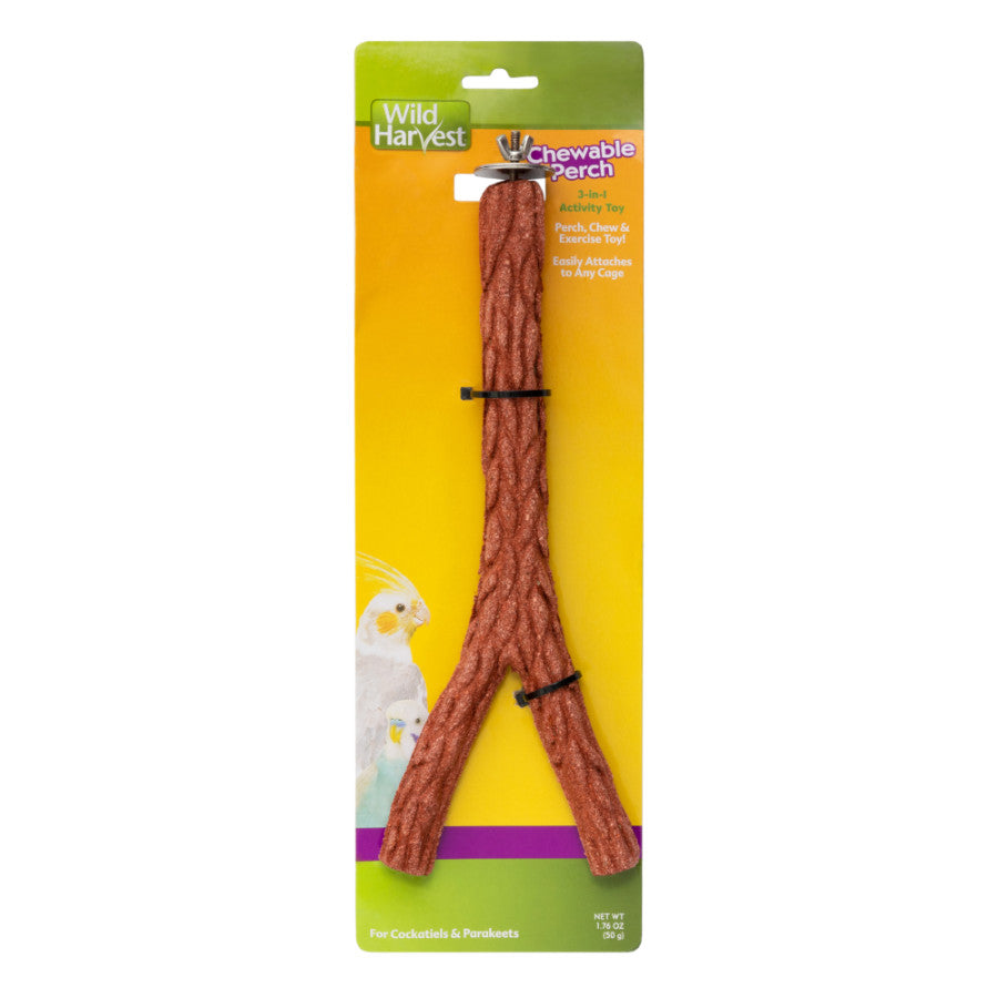 Percha Masticable Wild Harvest para Cockatiels y Periquitos
