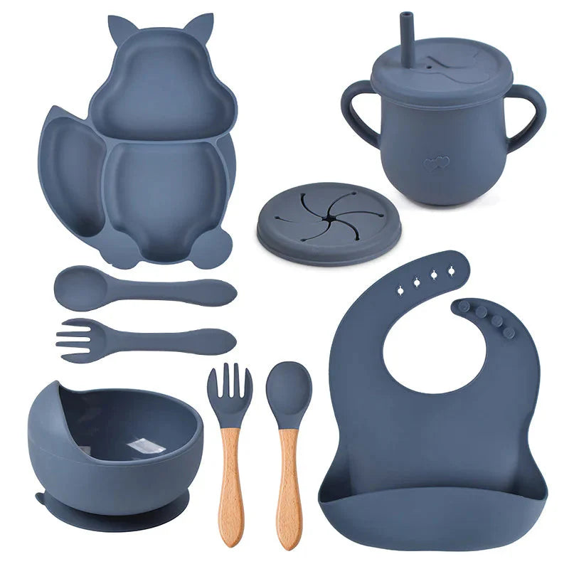 Premium Baby Silicone Feeding Set for Easy Mealtime