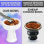 Ensemble de Hookah Premium Blanc et Noir avec Deux Tuyaux
