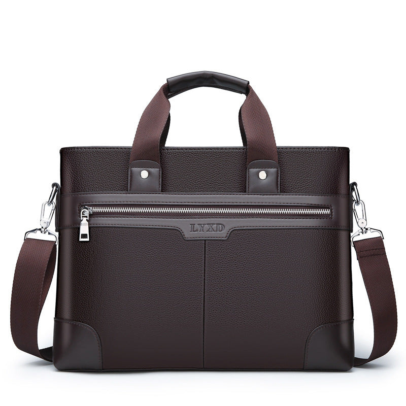Men's Premium Business Travel Shoulder Briefcase
