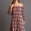 Robe Mini en Velours Off-Shoulder Élégante avec Manches Bouffantes