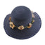 Elegant Beach Straw Hat for Women - Stylish Sun Protection