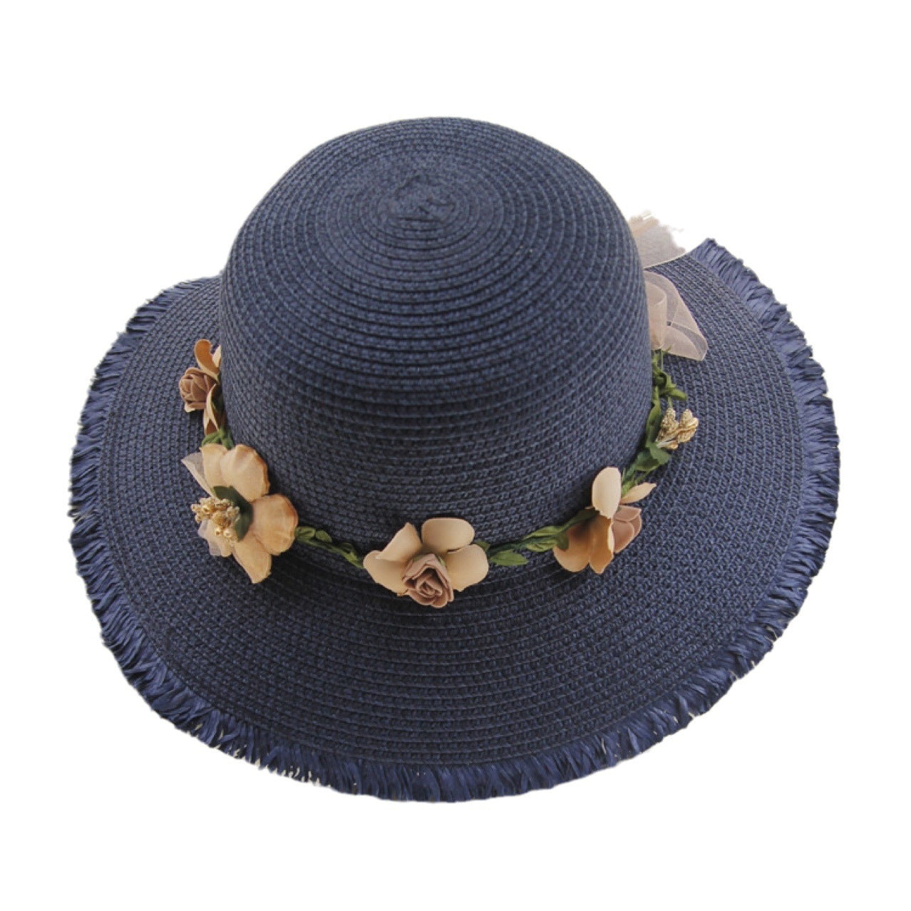 Elegant Beach Straw Hat for Women - Stylish Sun Protection