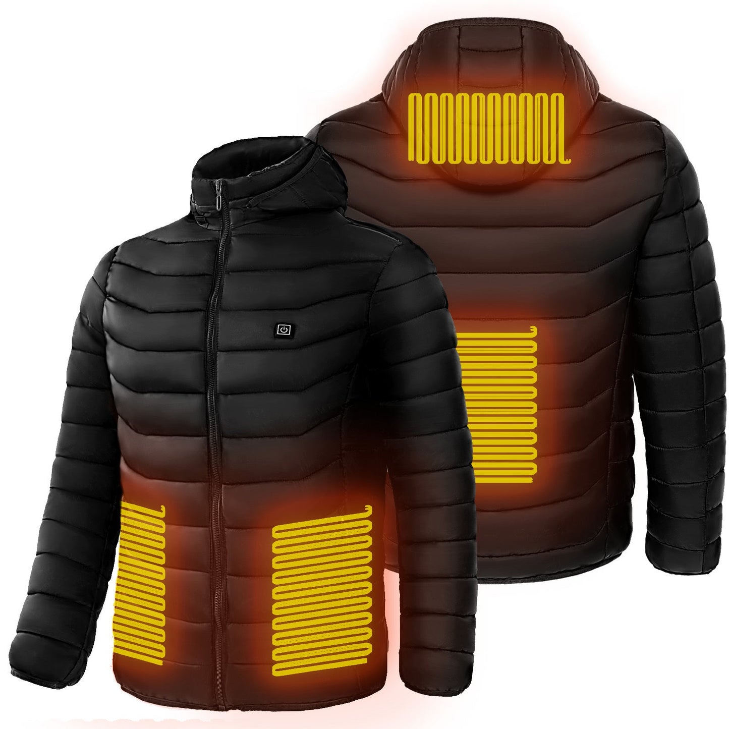 Veste Puffer Chauffante pour Homme avec Technologie de Chauffage Électrique