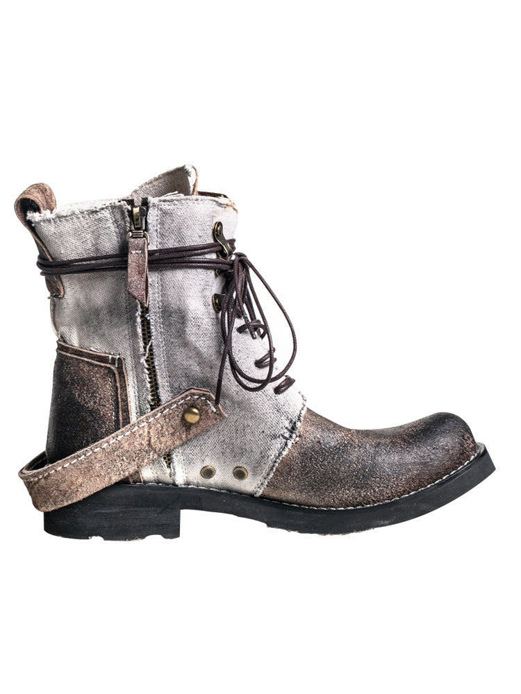 Botas Martin de Lona Vintage Japonesas para Exterior