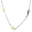 Collier élégant en or blanc 14 carats avec perles blanches