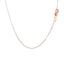 14k Rose Gold Classic Box Chain - 0.4mm
