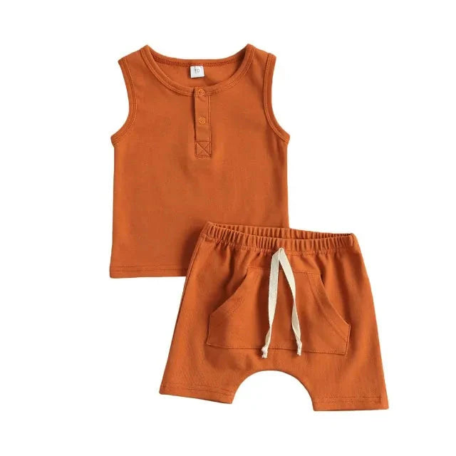 Charming Two-Piece Baby Summer Outfit