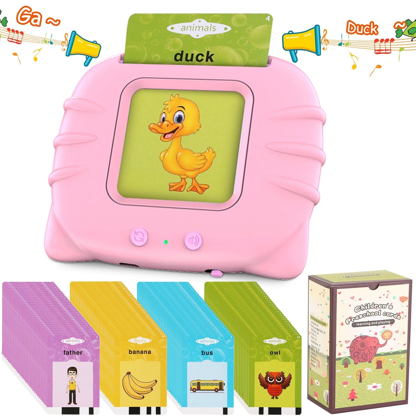 224 Palabras Tarjetas Habladoras Kid Flash - Set de Aprendizaje de Audio Educativo