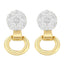 Pendientes de diamantes de oro amarillo de 14K - 1/2 cttw