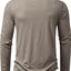 Men's Button Detail Long Sleeve T-Shirt