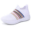 Women's Breathable Mesh Casual Flats - Plus Size Soft Bottom Pumps