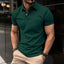 Polo Shirt pour Homme à Manches Courtes d'Été - Couleur Unie et Design Élégant