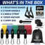 XGear Fitness 11-Piece Resistance Band Set with Handles