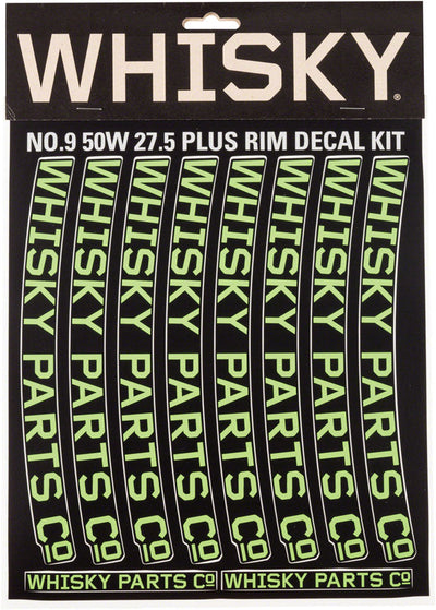Kit de décalcomanies de jante WHISKY 50w - Vert lime