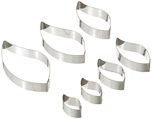 Oasis Supply 7-Piece Leaf Cutter Set for Baking