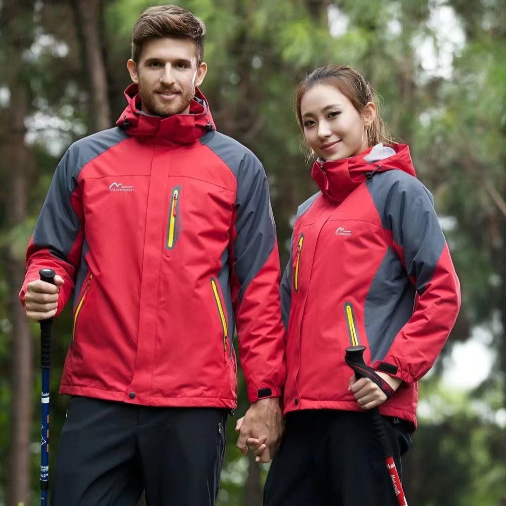 Three-in-One Winter Shell Jacket - Windproof & Waterproof